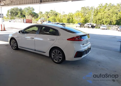 2017 Hyundai Ioniq Hybrid Limited from USA, damaged, VIN KMHC85LC4HU020910
